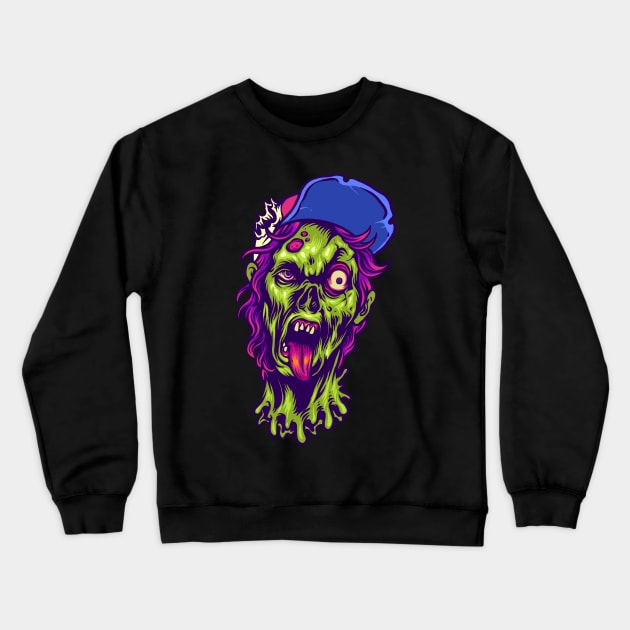 halloween dancing illustration Crewneck Sweatshirt by affane